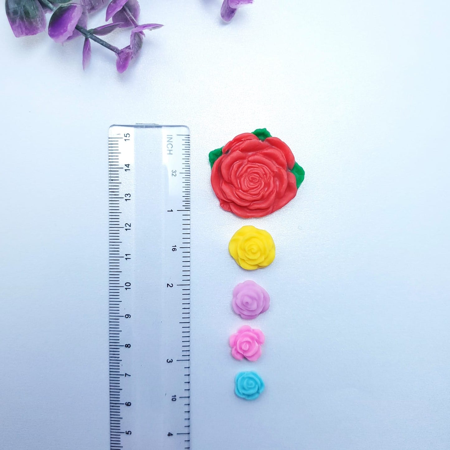 Multi-Size Roses Silicone Mold for Cake Decorating Resin Clay Fondant Crafts MS024