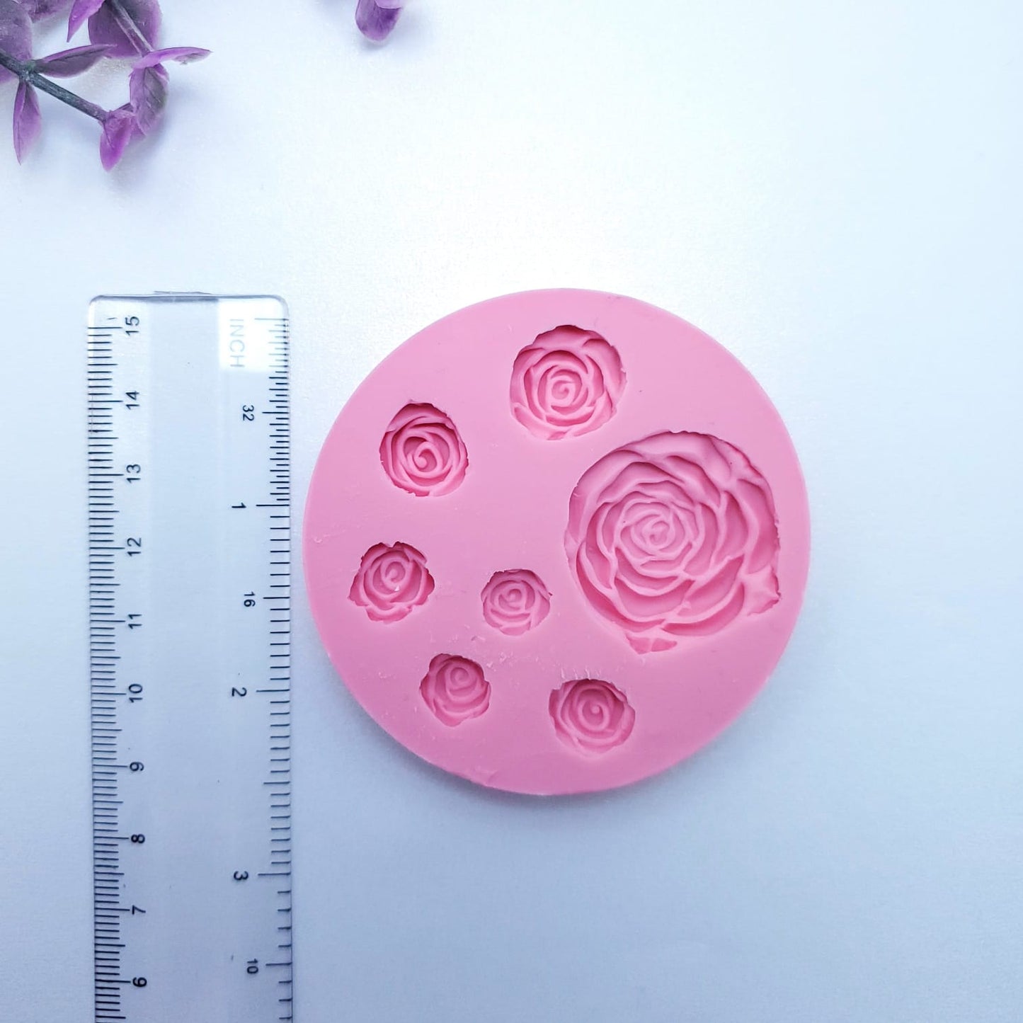 Multi-Size Roses Silicone Mold for Cake Decorating Resin Clay Fondant Crafts MS024