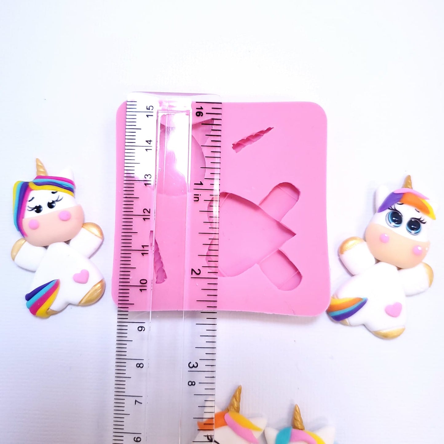 Happy Unicorn Full Body Multi-Project Silicone Mold for Crafts MS346