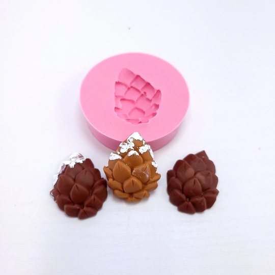 Pine Cones Multi-Project Silicone Mold for Fondant Resin Clay Crafts MS684