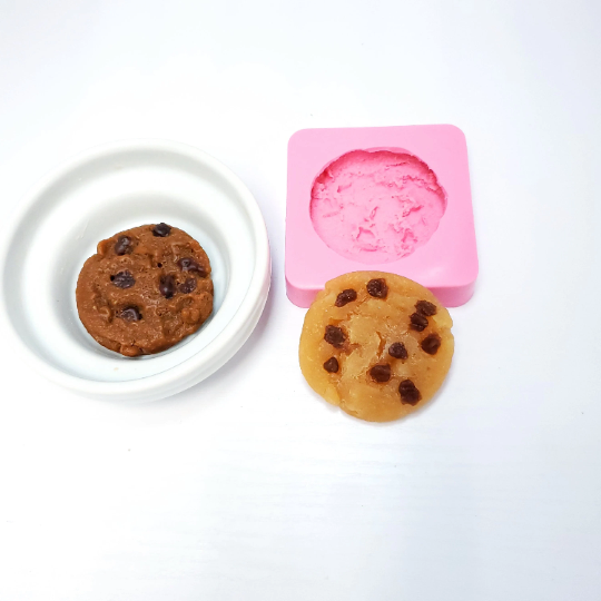 Realistic chocolate chips cookie wax melts mold  Soap  Candle  Mold for Wax Mold for Resin