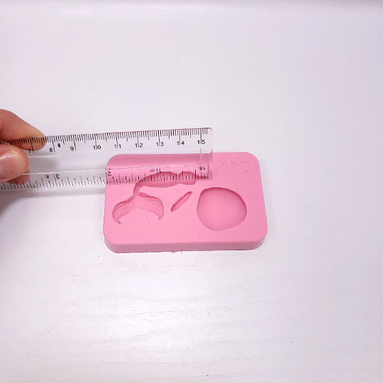 Red Hair Mermaid Multi Project Silicone Mold MS867 for Cake Resin Clay Crafts