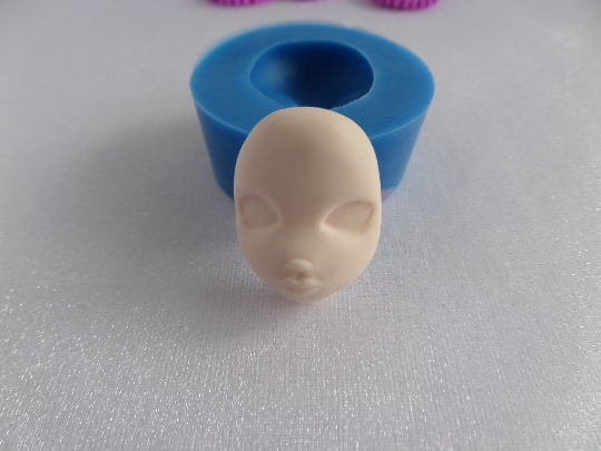 Doll Face Princess Silicone Mold for Miniature Crafts and Baking MS314