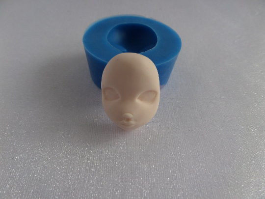 Doll Face Princess Silicone Mold for Miniature Crafts and Baking MS314