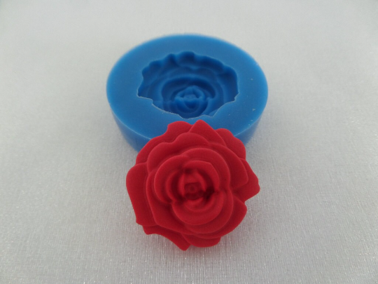Silicone Rose Mold for Resin Clay Fondant Wax Hot Glue Crafting