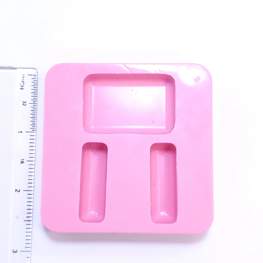 Geometric Silicone Mold for Resin, Polymer Clay, Fondant, Jewelry and Miniatures
