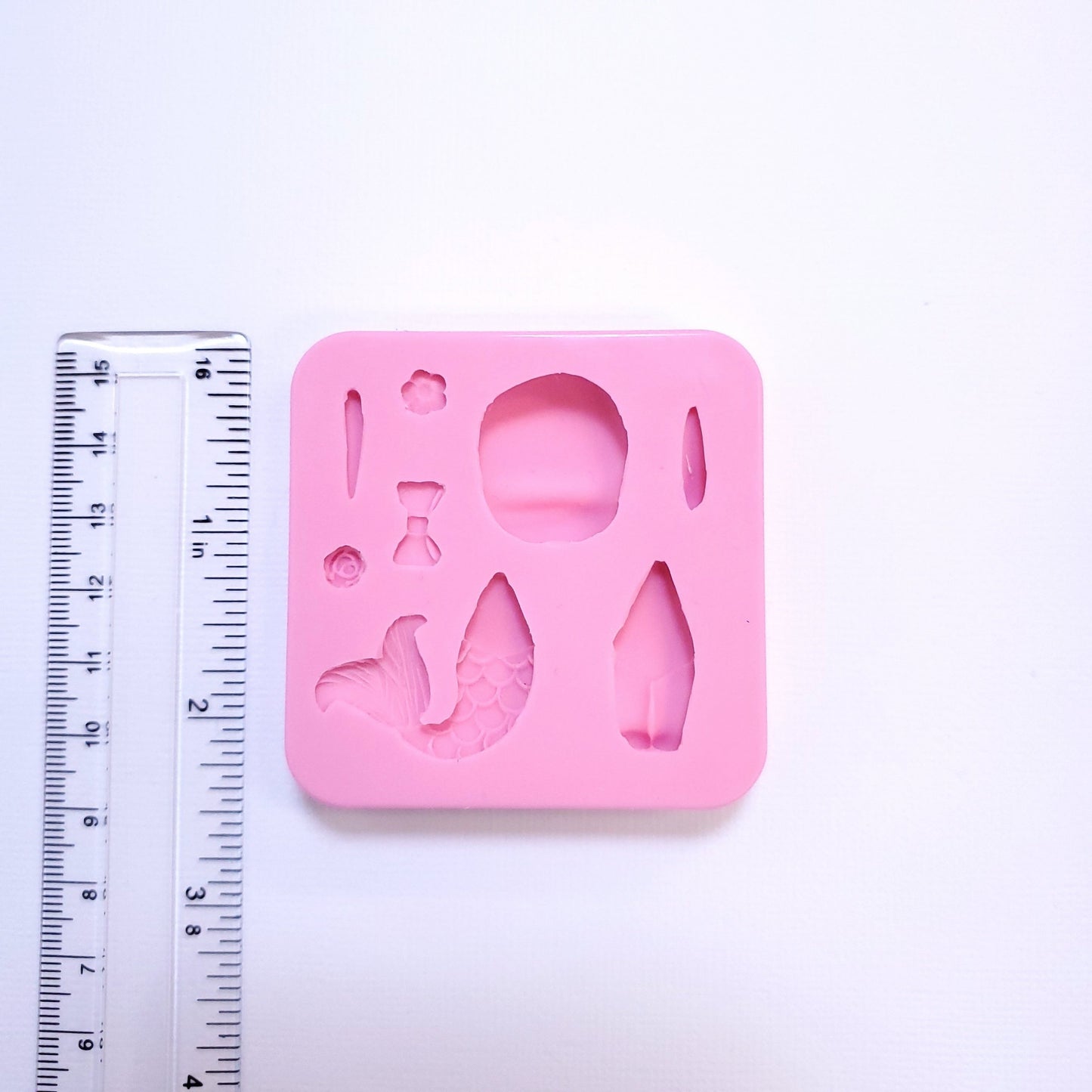 Mermaid Dolls silicone mold, polymer clay mini dolls Multi-Project Silicone mold NC101