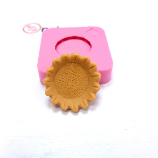 Pie Crust silicone mold - Miniature pie crust - Dollhouse silicone mold NC079