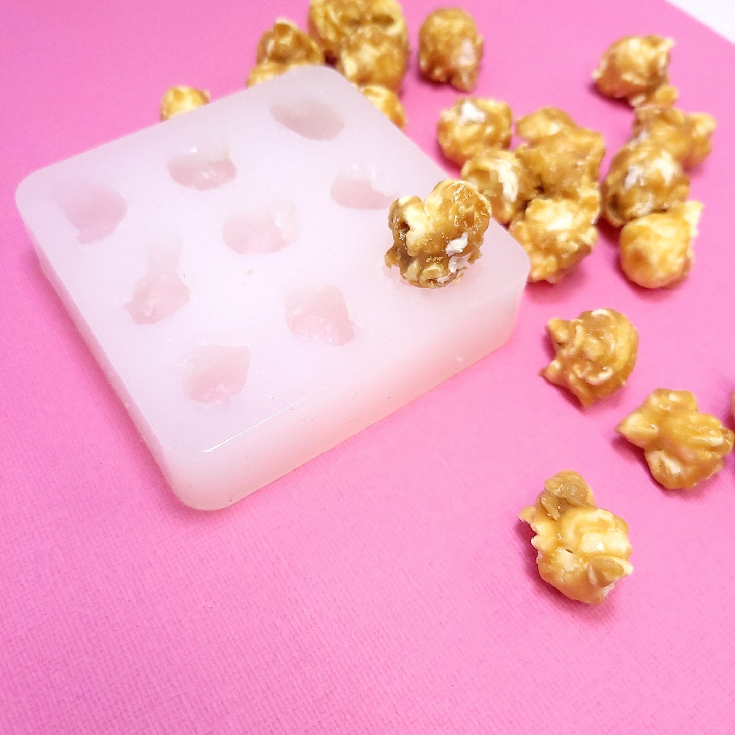 Caramel Popcorns wax melts mold, Soap and Candle embeds silicone mold for Wax, Caramel popcorn mold for Resin art, polymer clay popcorn mold