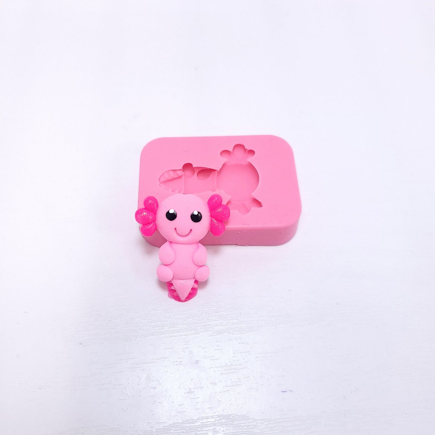 Axolotl Silicone mold, Axolotl Earring silicone mold, miniature Axolotl mold, Axolotl resin mold Flexible NC060