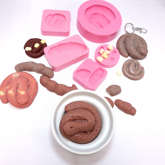 Poo Doodoo BFF gift Boss gift mold, Soap and Candle mold, Mold for Wax, Fake poo mold for Resin NC094