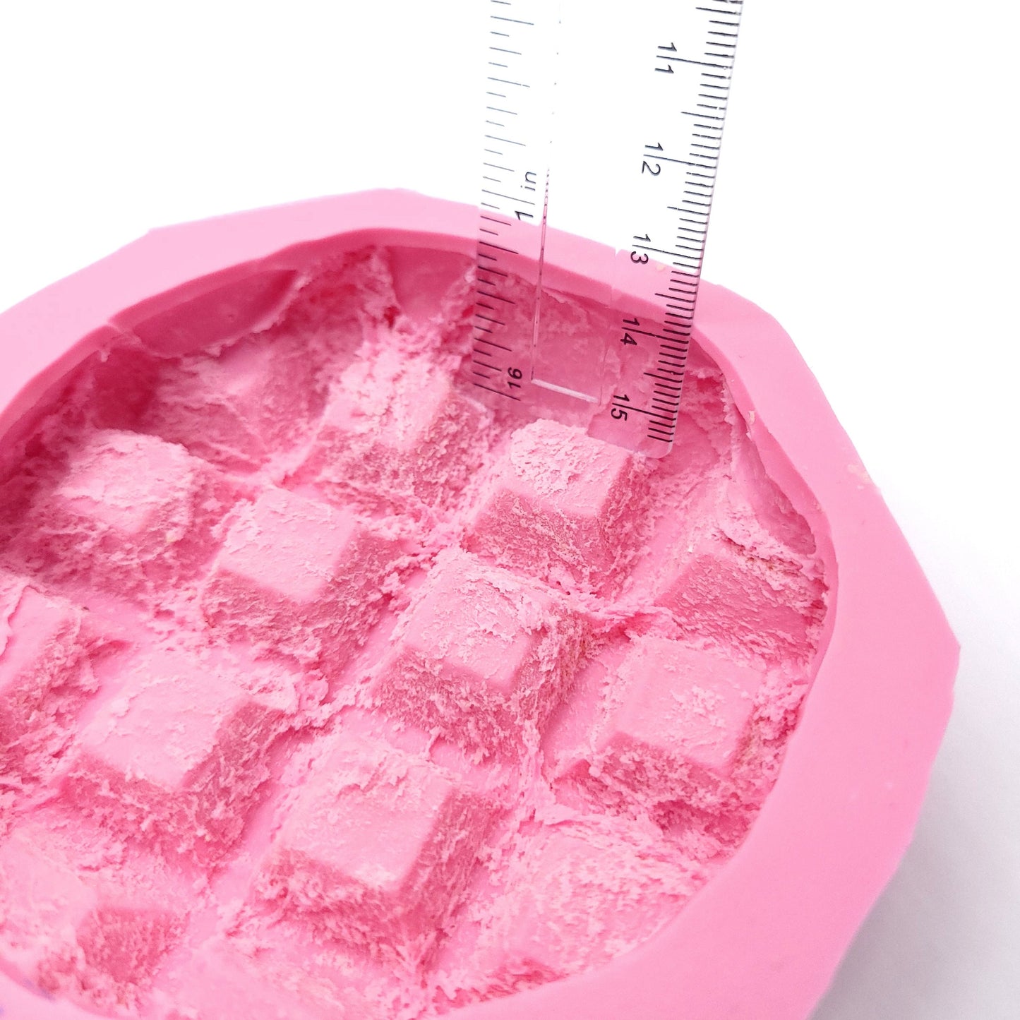 Belgian Waffles circle wafer , Belgian waffle Soap and Candle, waffle Mold for Wax, waffle silicone mold for resin NC076