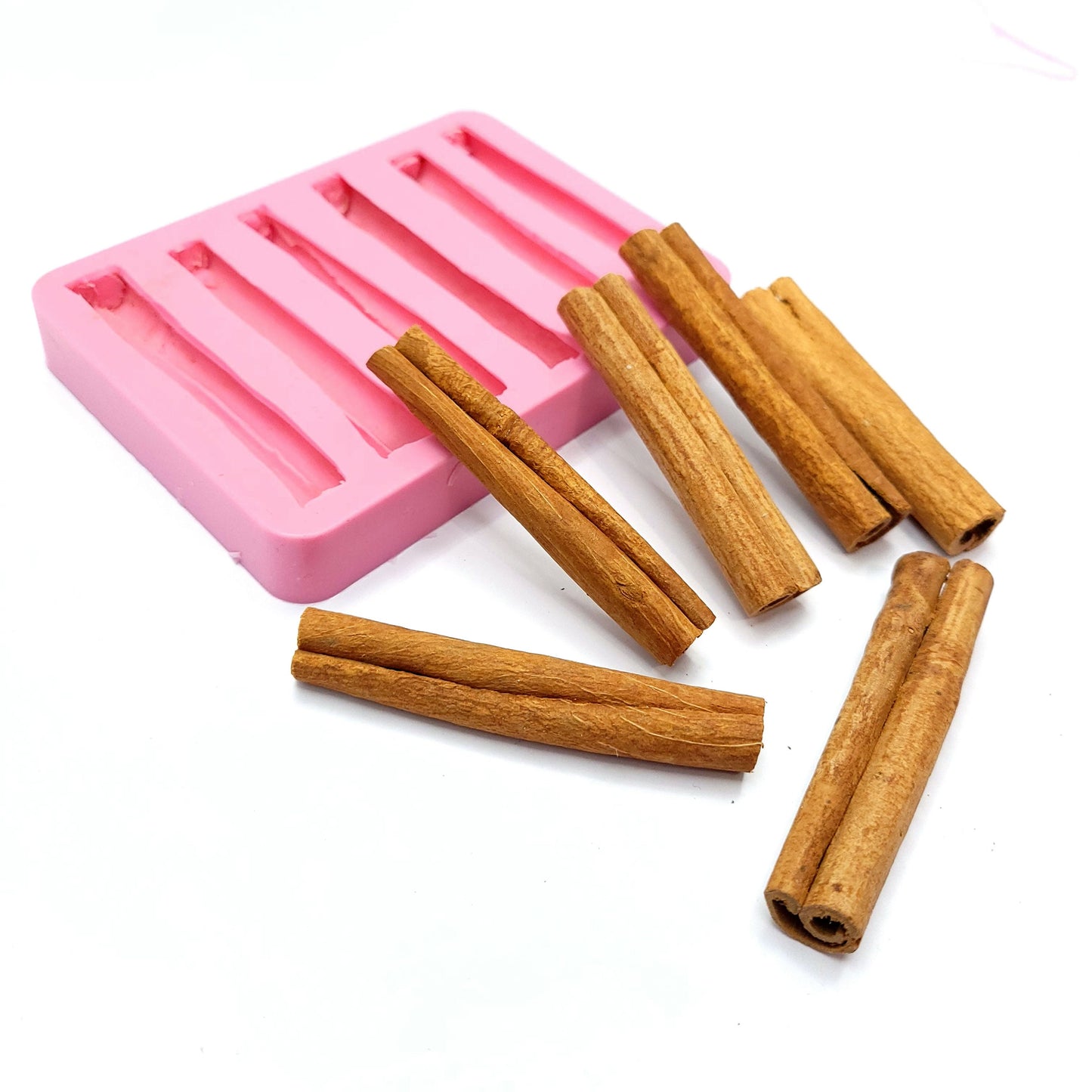 Real Cinnamon sticks wax melts mold 6 cavities fondant molds, Soap Making, Candle making, Mold for Wax , Mold for Resin, wax melts NC055