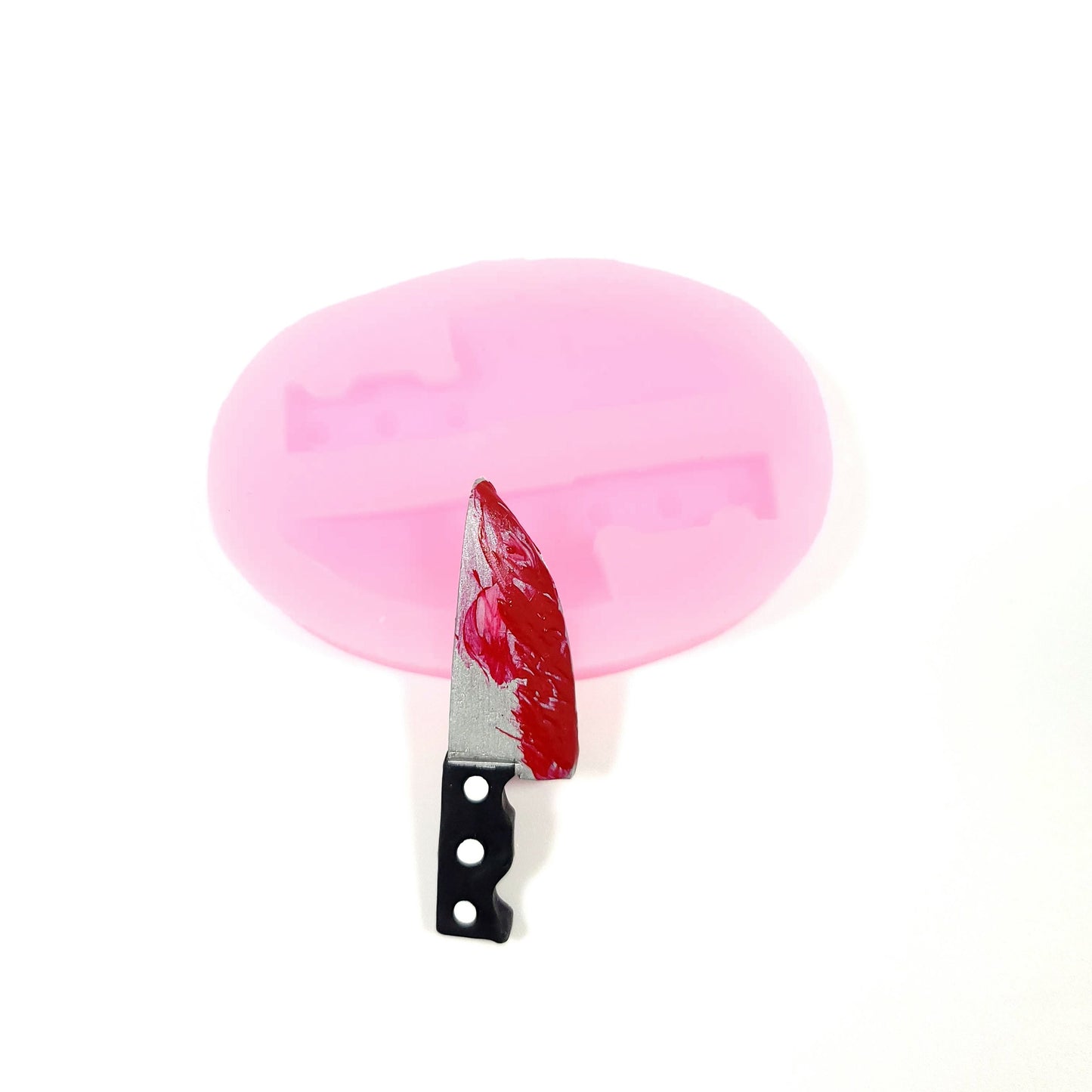 Butcher knife mold, miniature knife silicone mold, resin knife Multi-Project Silicone mold NC049